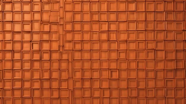 Orange wall textured square background illustration backdrop