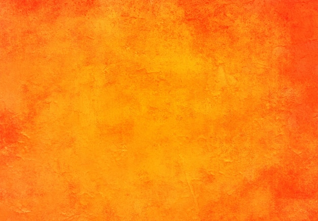 Orange wall with cracks and peeling paint Watercolor Abstract Background with Grunge Effect