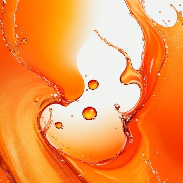 Orange water colour background