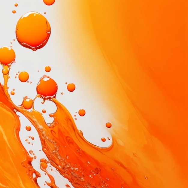 Orange water colour background