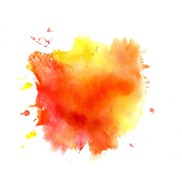 Orange watercolor background