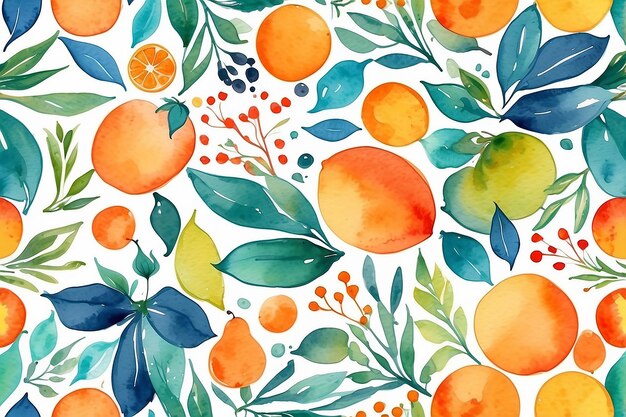 Orange watercolor background