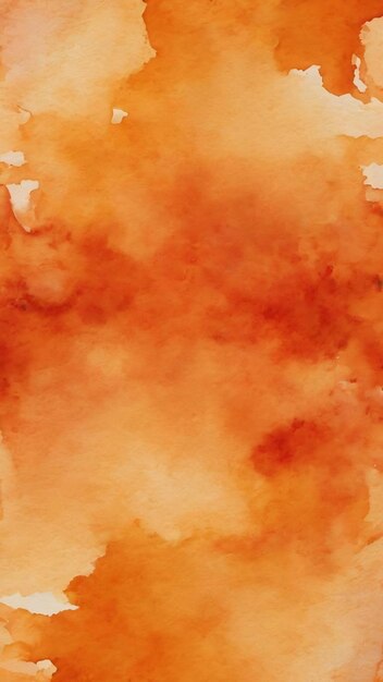 Photo orange watercolor texture background