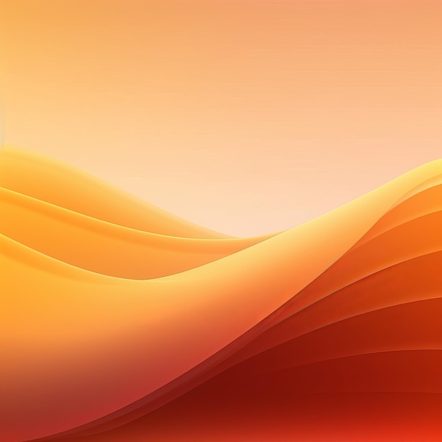 Orange wavy wallpaper generative ai