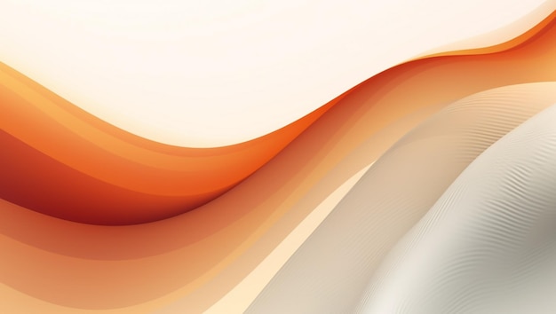 An orange and white background with a wavy design abstract background