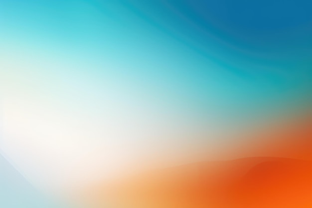 Orange white blue teal blurred vibrant gradient background