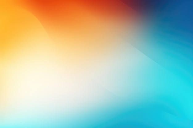 Orange white blue teal blurred vibrant gradient background