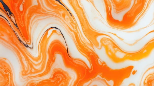 Orange and White marble textured background