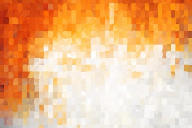 Orange and white mosaics with a cross on the top.