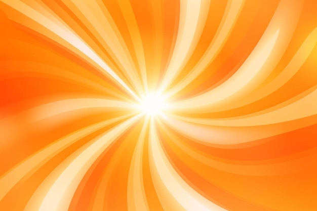 Photo an orange and white swirl background with a yellow center