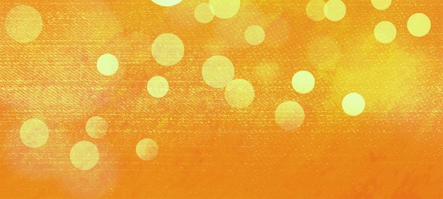 Orange widescreen bokeh background for seasonal holidays events and celebrations