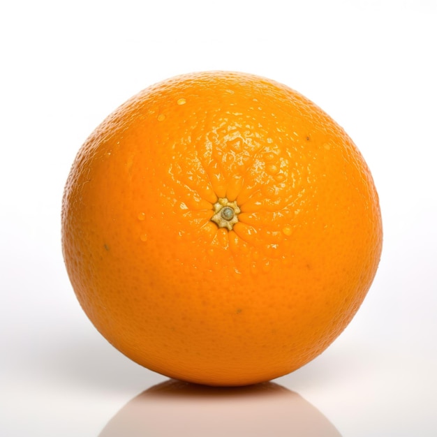 An orange with the word orange on it