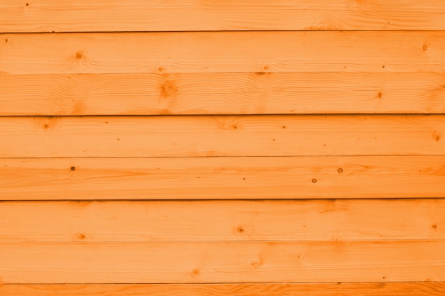 Orange wooden wall