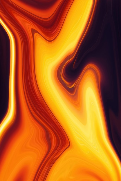 Orange and yellow abstract background with a black and orange background.