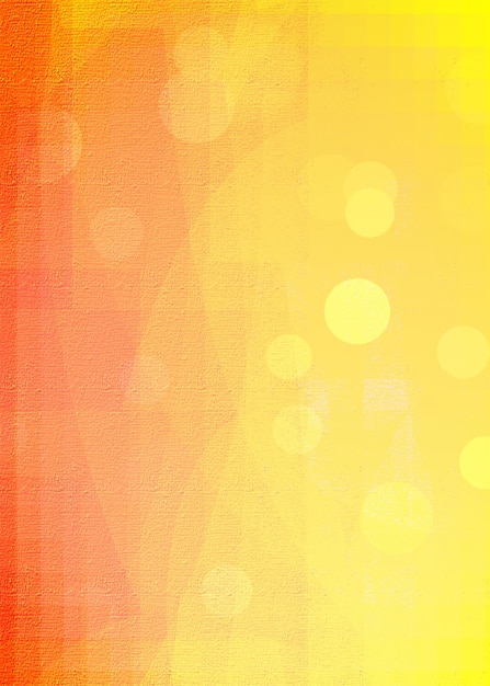 Orange and yellow bokeh vertical background