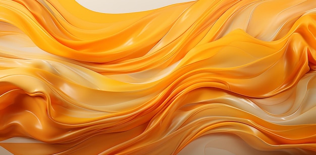 Orange and Yellow Liquid Background