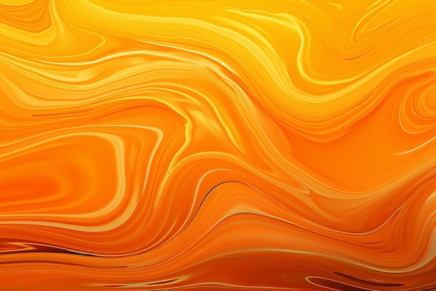 Orange and yellow liquid background