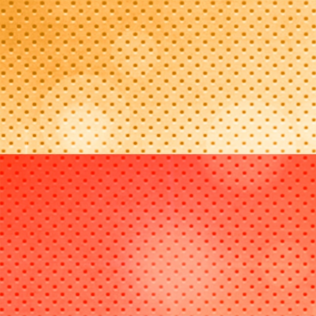 Orange yellow pattern square Background