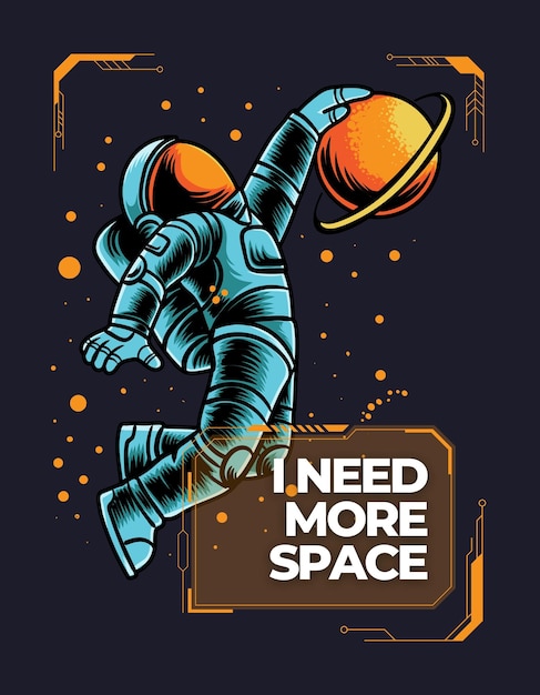 Photo orange yellow space funny minimal bold tshirt design