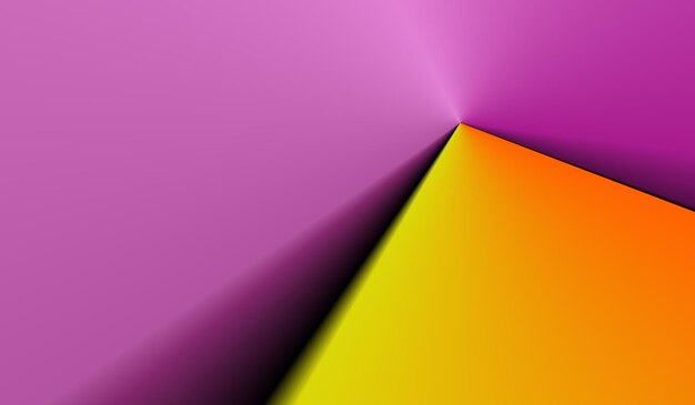 orange yellow triangle on pink background