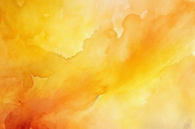 Orange and yellow watercolor background