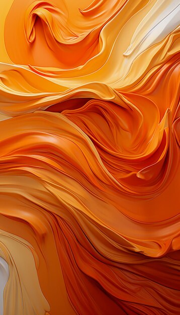 Orangeade a sweet and mildly tangy redorange hue trendy color of the year 2024 acrylic paint ai generated