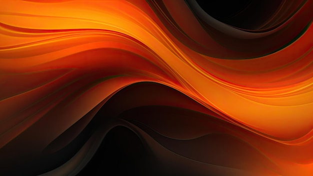 Orangeblack gradient generative ai