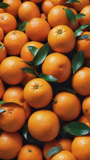 Oranges close up