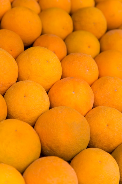 Oranges on the market