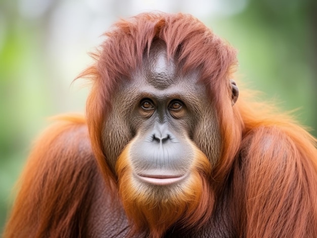 動物園のオラングタン