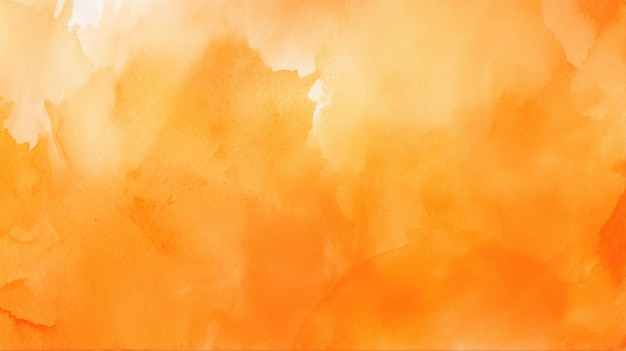 Oranje aquarel textuur achtergrond Abstract geschilderd papier met kleurovergang oranje aquarel