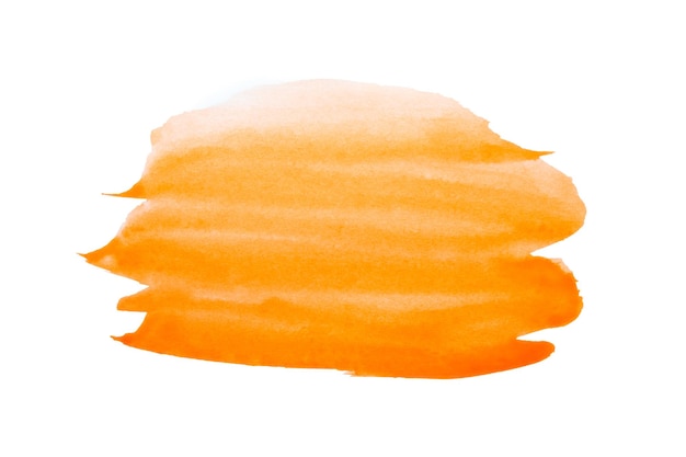 Oranje aquarelverf