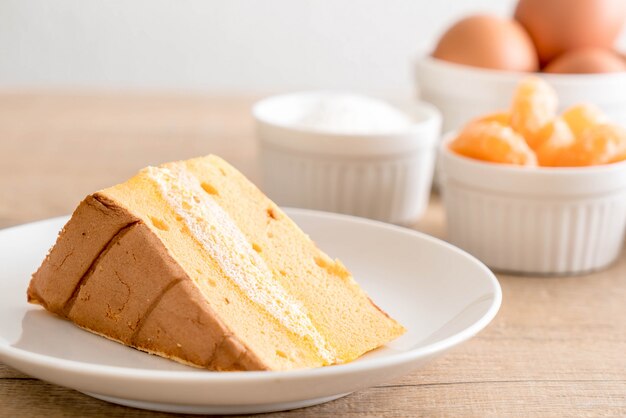 oranje chiffon cake