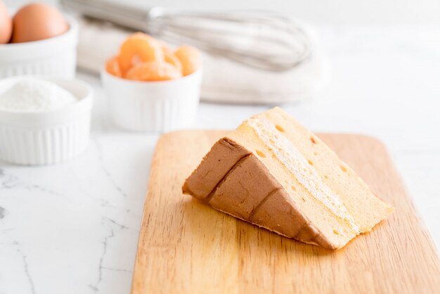 oranje chiffon cake