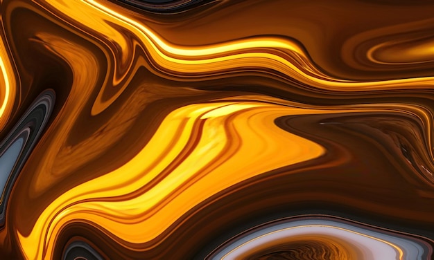 Oranje en zwarte achtergrond met een gouden patroon