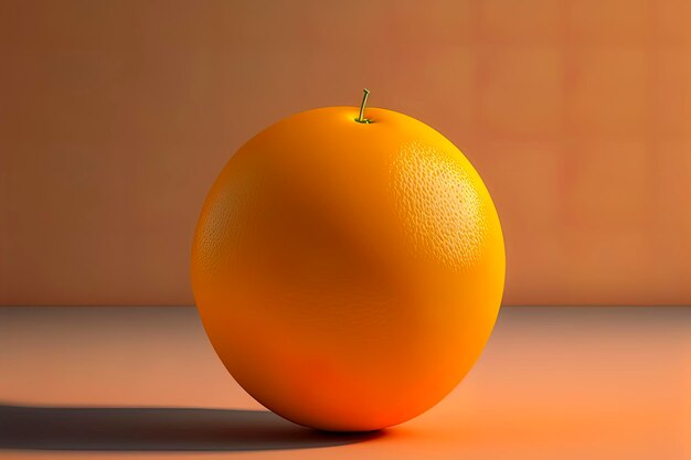 Foto oranje fruit in een zacht gekleurd centraal samengesteld beeld