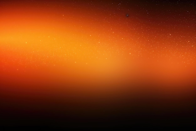 Oranje gloeiende kleurverloop op zwarte korrelige achtergrond