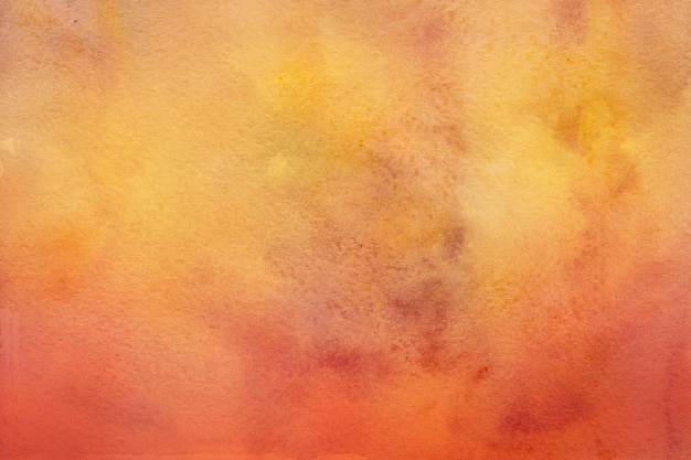 Oranje herfst aquarel ombre lekken en spatten textuur