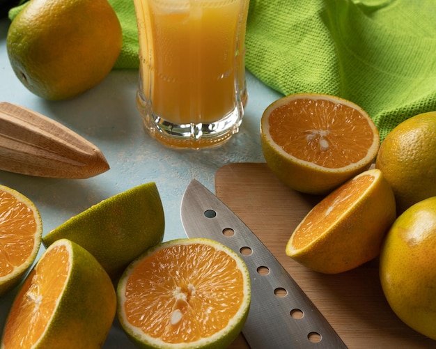 Foto oranje juice