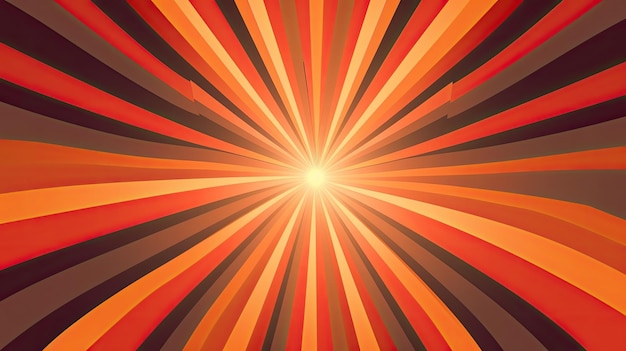 Oranje kleurrijke Burst Pattern 8k HD achtergrondpapier