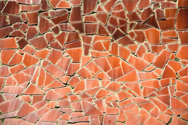 Oranje mozaïekpatroon kan worden gebruikt voor achtergrond en textuur
