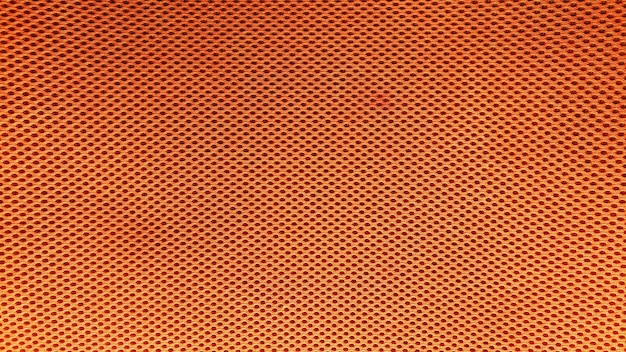 Oranje nylon stof patroon textuur achtergrond.