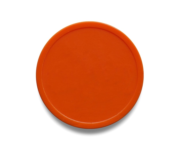 Oranje plastic muntgeld