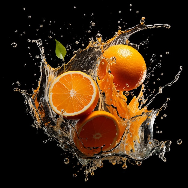 Oranje water spat