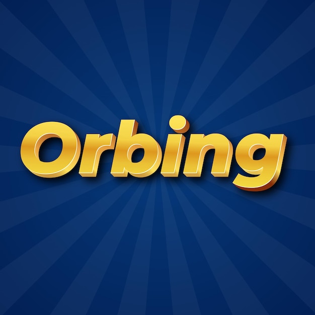 Orbing text effect gold jpg attractive background card photo