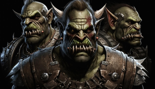 Photo orc illustration