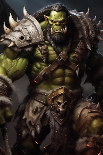 an orc warrior