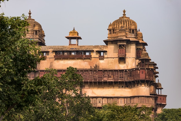 Orchha Palace, Madhya Pradesh. Ook gespeld Orcha, beroemde reisbestemming in India.