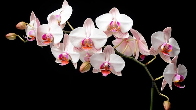 Orchid on dark background