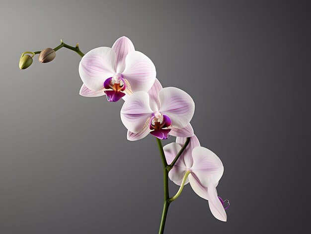 Orchid flower in studio background single orchid flower Beautiful flower images